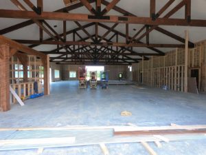 Birdseye Barn Akron Wedding Venue - construction site photo 05 - May 2021