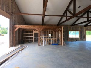 Birdseye Barn Akron Wedding Venue - construction site photo 06 - May 2021